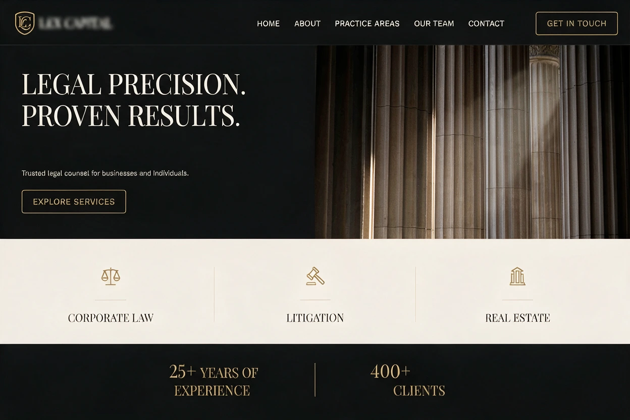 Webline homepage preview